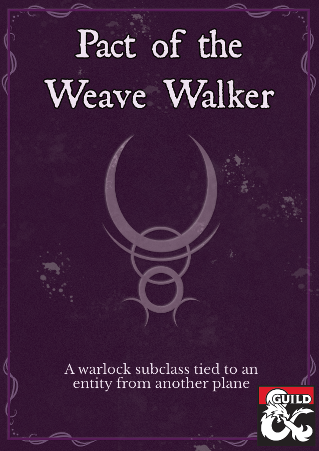 Ennio_Goes's tweet photo. I wrote a new warlock subclass! This class is inspired by Whisper of The Weave Walker, a horror adventure where players could make a deal with the villain of the story.  I wanted to explore what that deal look like so I wrote this. 

Also its free. 
Link in the next tweet! https://t.co/fDiSzcyPbi