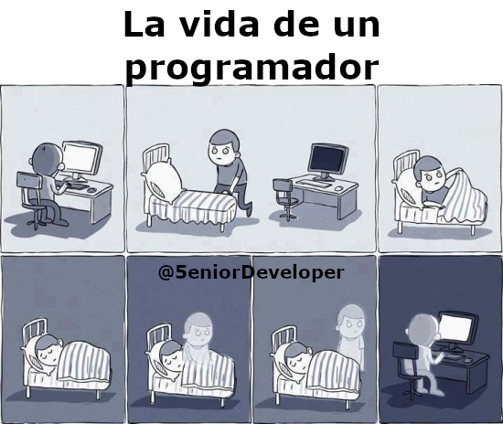 5eniorDeveloper's tweet photo. Qué triste vida! https://t.co/JzaVMuekT7