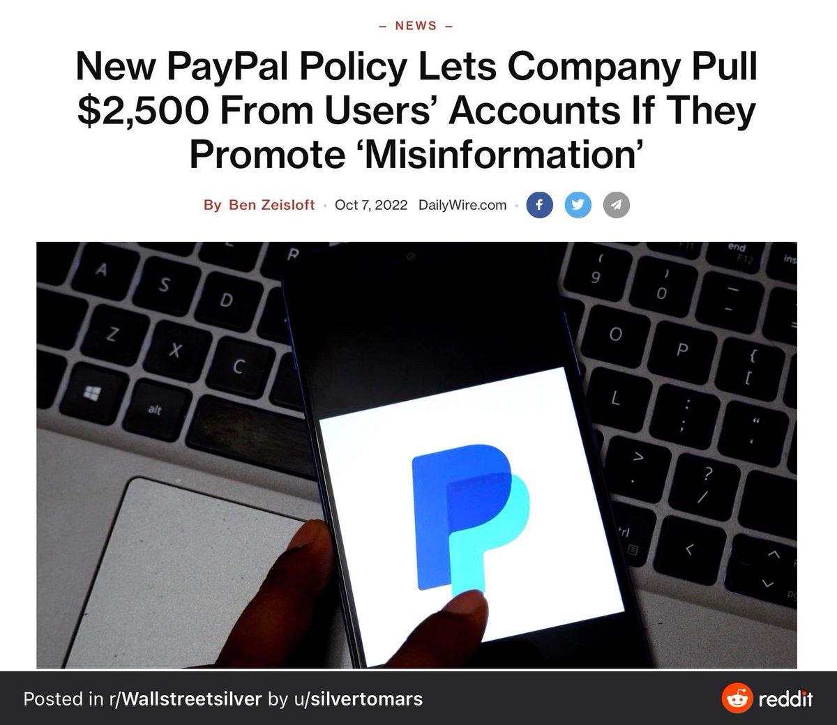 They will try again, Paypal, bank accounts, CBDC etc.
This is why you need #Bitcoin