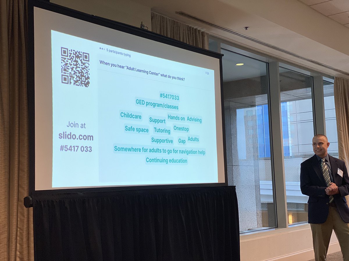 TechnicallyToya's tweet photo. Supporting AVP Jones while he shares all of the amazing things that are happening in the Pitt CC Adult Learning Center. #thelifeofabulldog #PCC #NCCCSConference22 https://t.co/kgUktpV0rQ