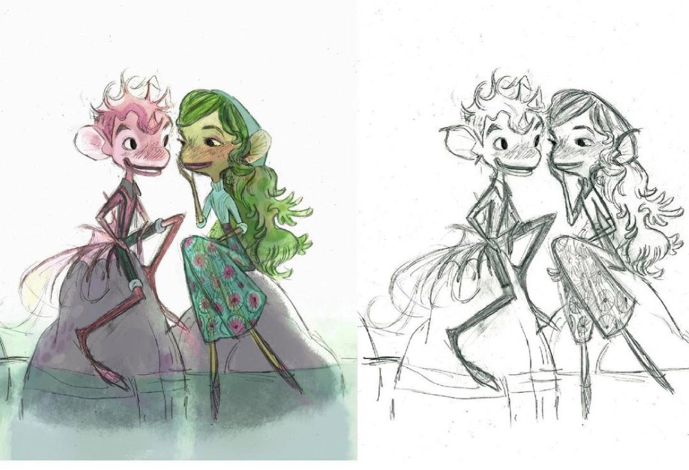 LucaArtDaily's tweet photo. ~ More sea folks, by Maria Yi.

#Luca #ArtofLuca #PixarLuca https://t.co/YK7eQAl3iF