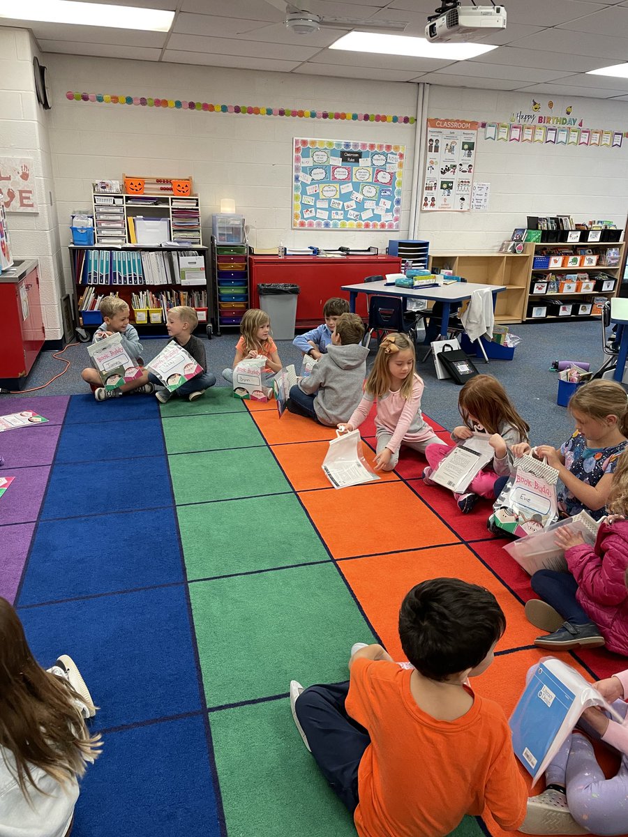 We are sharing where we will read our book buddy books at home!