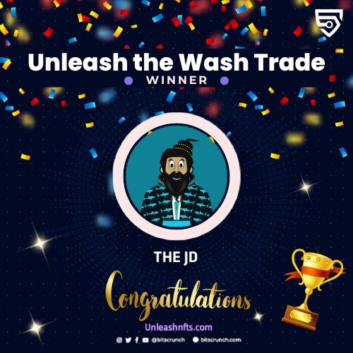 bitsCrunch's tweet photo. Congrats to our winners.
Keep posting your entries, your investigations 🕵️
 @jmsdevj &amp; @TechNishanth 

"Unleash the Wash Trade" contest is still on 
#UnleashNFTs #NFTs #washtrading https://t.co/NncWbP516n