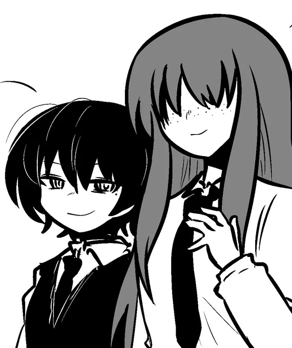 超絶濃厚な百合えっちしてるといいなぁと思いながら描いている。 