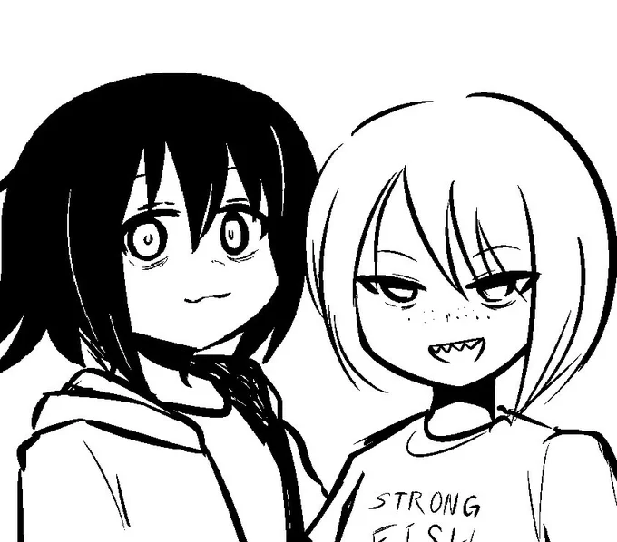 超絶濃厚な百合えっちしてるといいなぁと思いながら描いている。 
