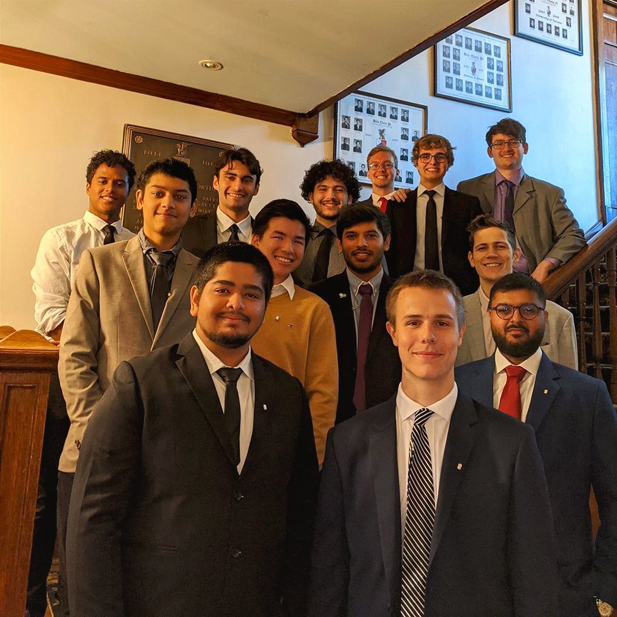 BetaThetaPi's tweet photo. Checking in at Toronto, where six new members begin their Beta journey. Beta's oldest chapter in Canada stands 24 men strong with the addition of the new brothers. Welcome to the Great and Good Fraternity! #GoBeta https://t.co/jk29xgBFfA