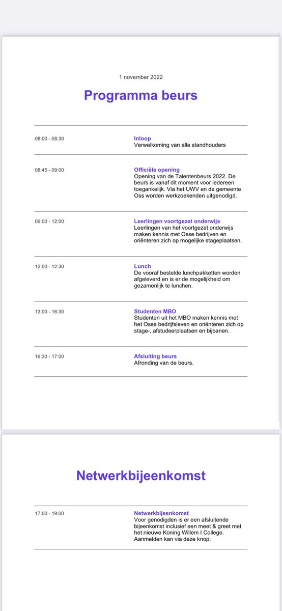 HvHenri's tweet photo. Ook dit jaar nemen wij weer deel
aan de Talentenbeurs op dinsdag 01 november 2022 .
Bezoek onze stand en wij kunnen je verder helpen tot dan !! https://t.co/wAPMkwaCGI