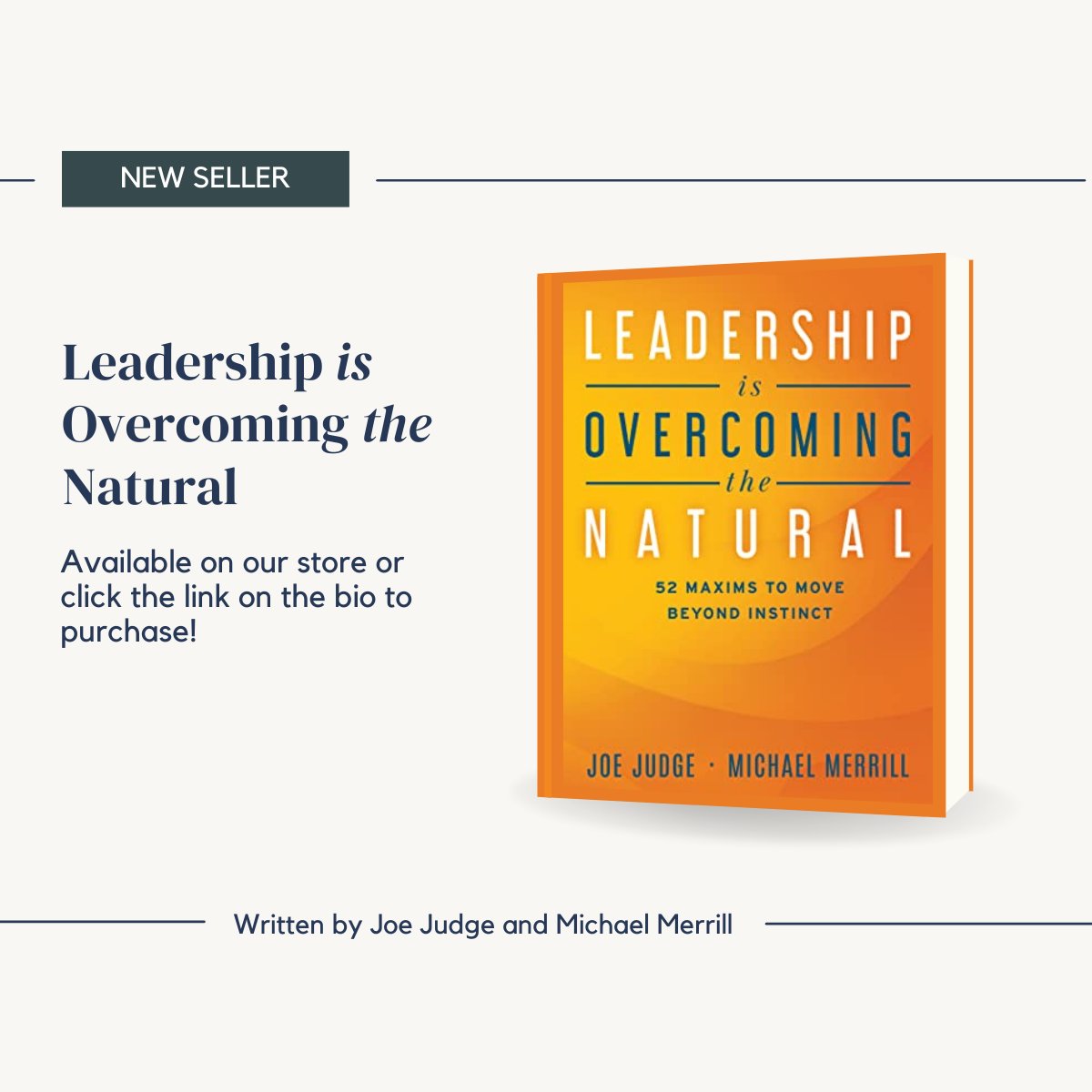 “Becoming a leader is a decision, and not necessarily the fulfillment of a natural inclination or a promotion” tinyurl.com/p7wy692j 

 #leadershipfirst #OTN #52maxims