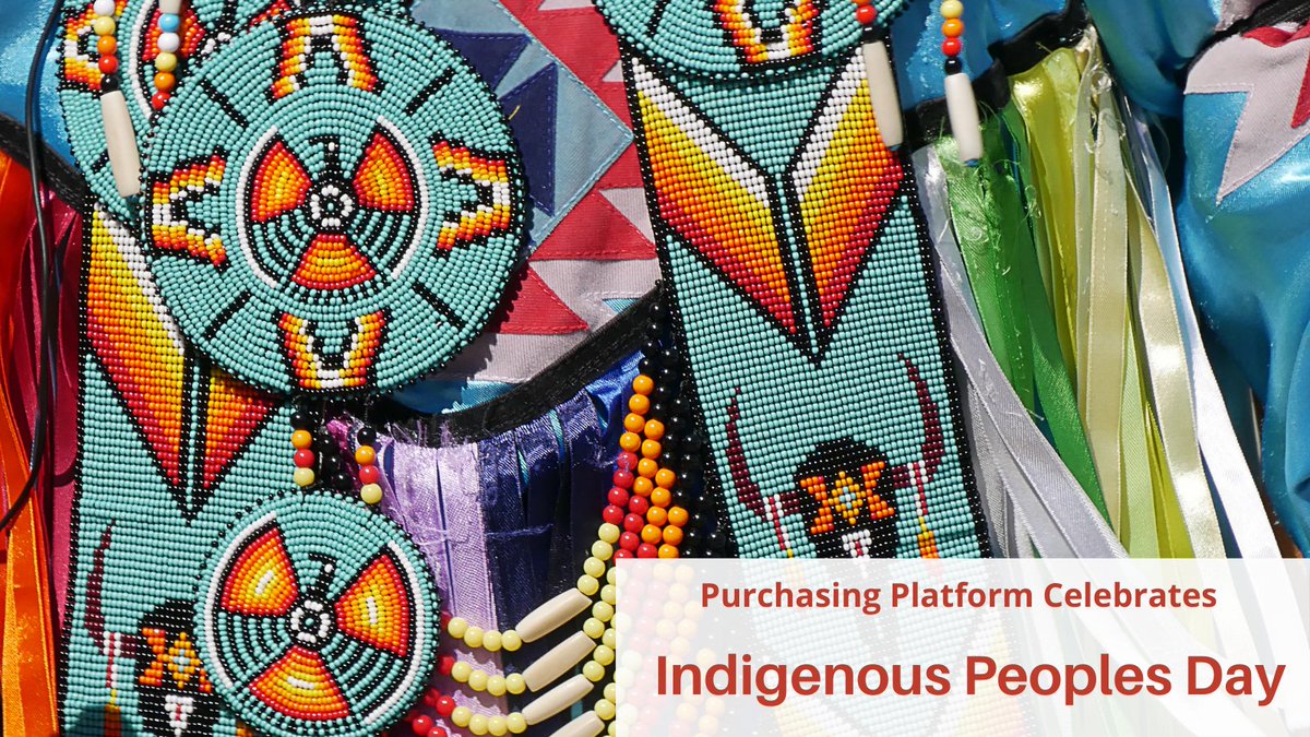 PurchasingPlat's tweet photo. Happy Indigenous Peoples Day!😃 https://t.co/JoLxv1ahZN