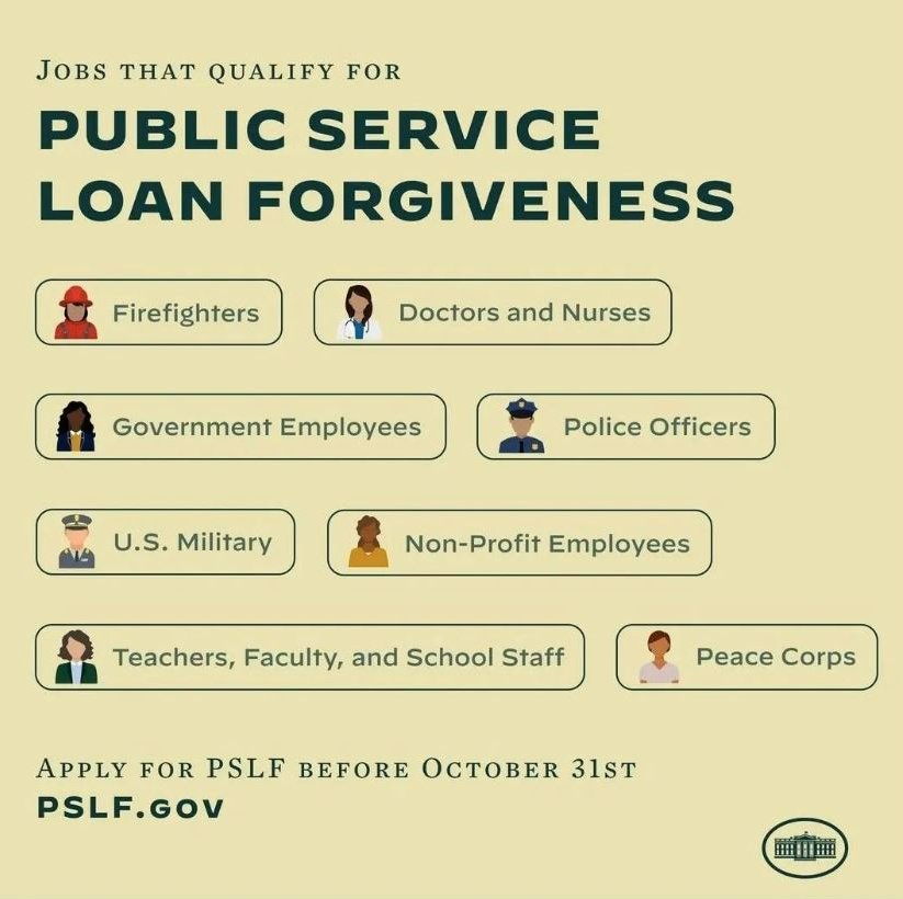 Go to PSLF.gov to learn all about how your #SocialWork and other public service commitment can possibly reduce your debt. <a href="/IllinoisStateU/">Illinois State</a> <a href="/educationISU/">Education at ISU</a> <a href="/NursingISU/">Mennonite College of Nursing at Illinois State</a>