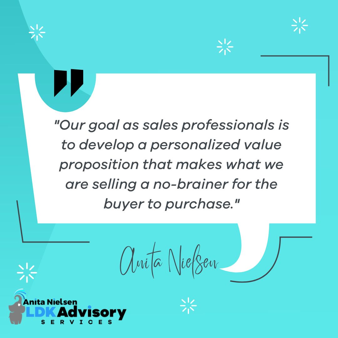 Sales professionals - you have to personalize to differentiate. When you tailor your value proposition to personally resonate with the buyer and their perception of value, you win customers for life.

#b2b #salesenablement #psyched2sell #beatthebots