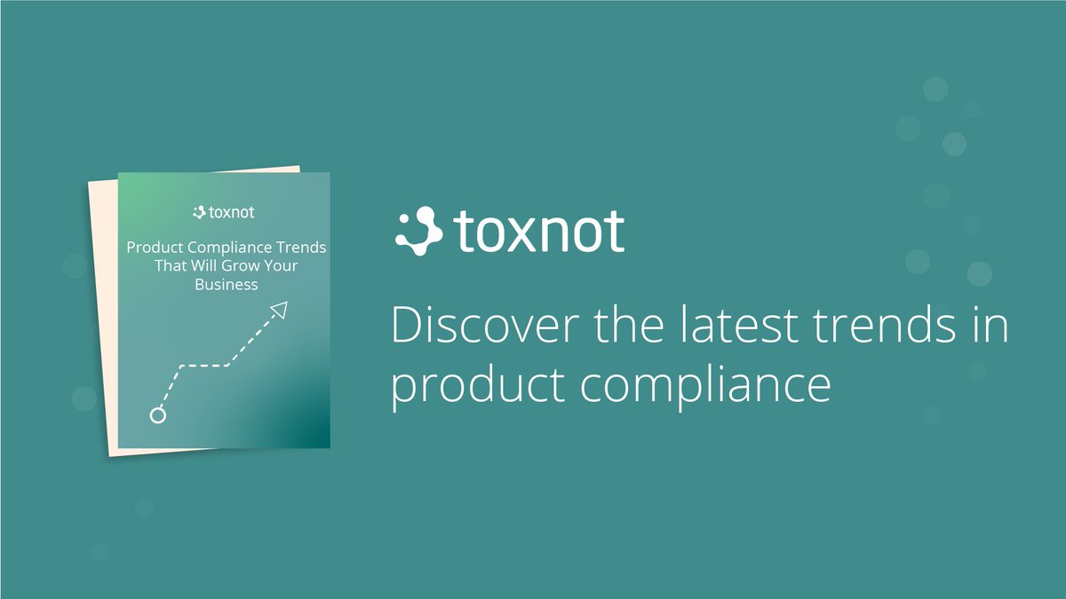 ProductStewards's tweet photo. Want to understand how product compliance is changing in 2022 and beyond? @Toxnot takes a quick look at the evolving trends that compliance teams should know. Check them out. #Toxnot #RegulatoryCompliance #sponsoredpost https://t.co/yaRDrOndJt https://t.co/aRPVKMH4Dr
