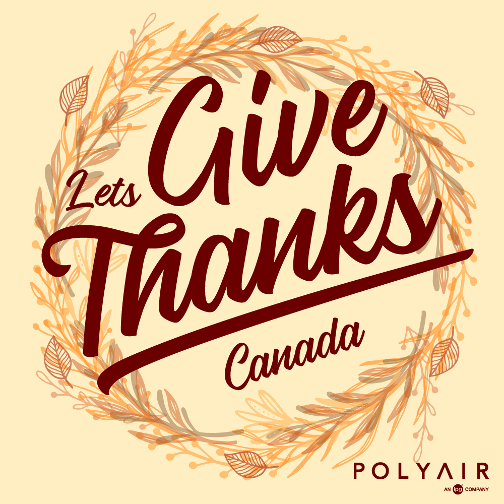 PolyairPro's tweet image. Let's give thanks, Canada!

Polyair would like to wish everyone a Happy Canadian Thanksgiving.

#holiday #thanksgiving #canadianthanksgiving