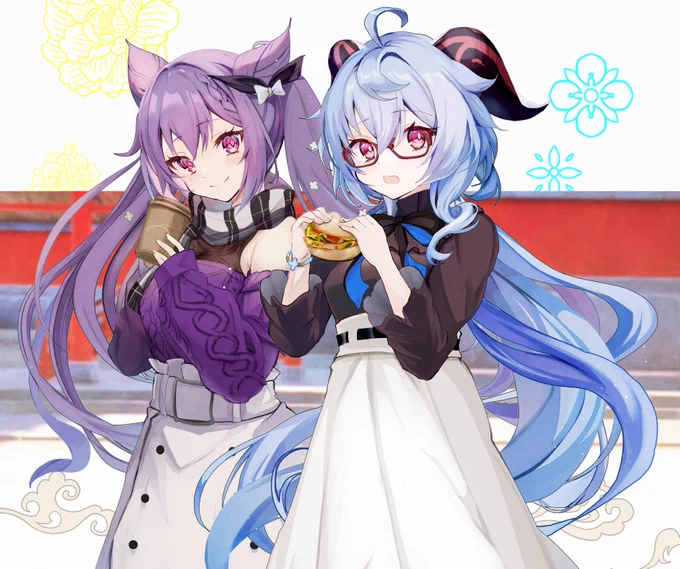 刻晴&甘雨#原神 