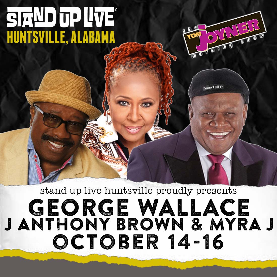 🌟THIS WEEKEND AT STAND UP LIVE Legends @MrGeorgeWallace, @janthonybrown_ and Myra J are teaming up for an incredible weekend of comedy this weekend, October 14-16. VERY limited tickets still available--> bit.ly/SUL_Wallace