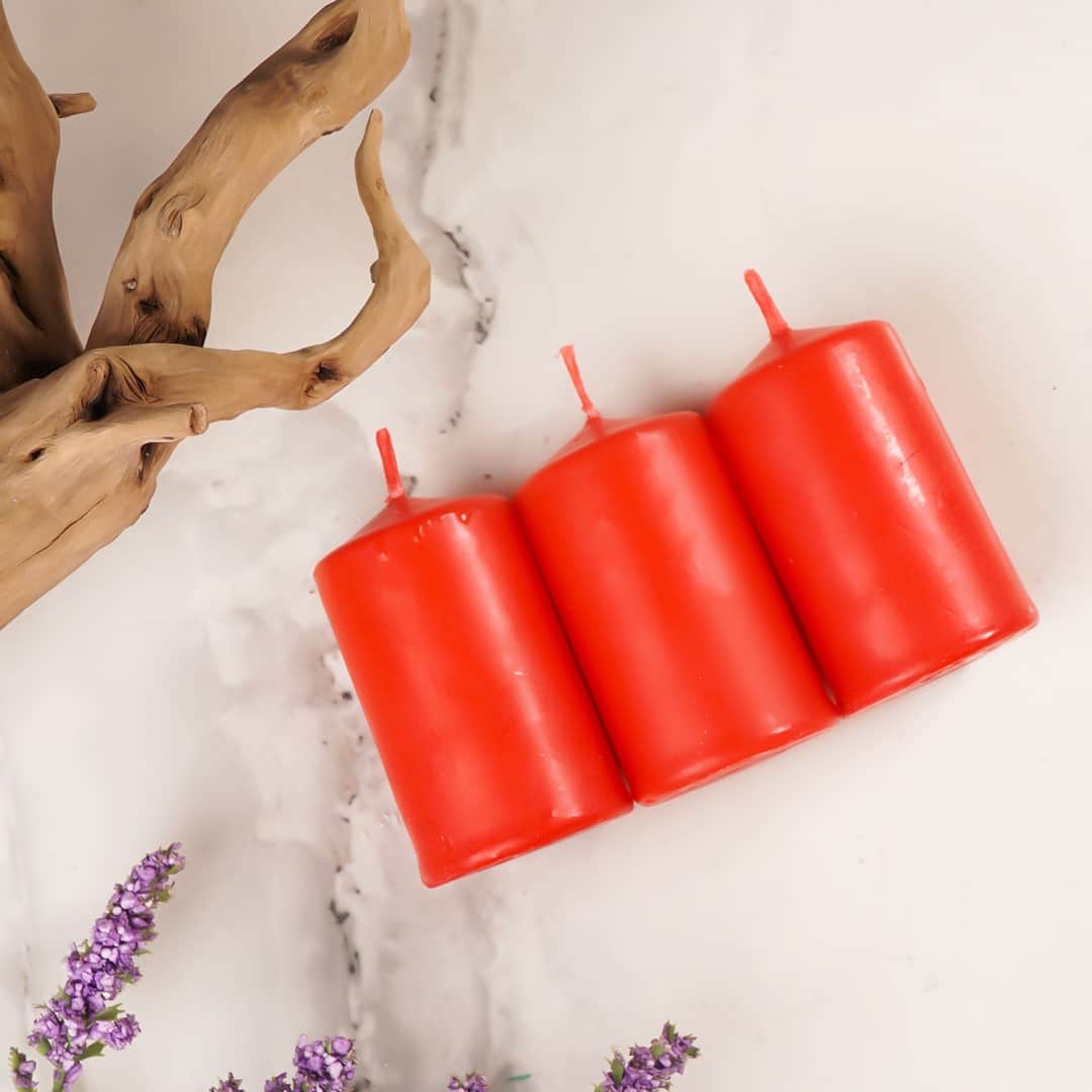Mitr 3’lü Kırmızı Silindir Mum
~Orijinal kutusunda 3 adet silindir mum setidir.
~Uzunluğu 6 cm, genişliği 3 cm ölçüsündedir.
~Kaliteli parafinden üretildiği için is ve kötü koku yapmaz.

Ürün link: bit.ly/3VeVwq4

#mum #mumyakmak #dekorasyon #kırmızı #aşk #romantizm