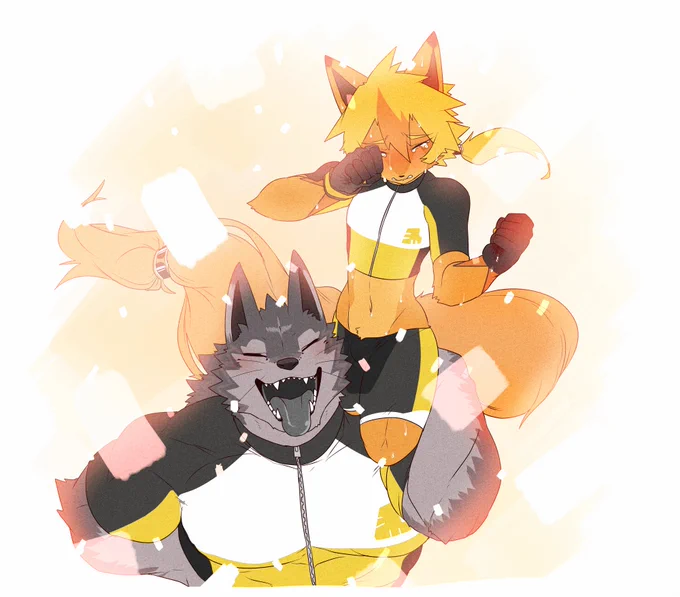 「 頑張ったな 」#獣山学園犬ぞり部#琥珀寮 