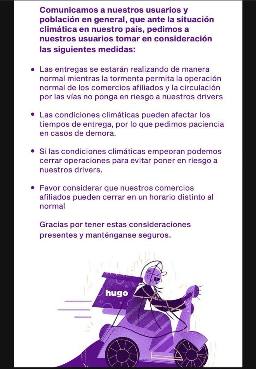 HVKINGS's tweet photo. Comunicado de #HugoApp
#TormentaTropicalJulia
#ElSalvador https://t.co/9qjJVy8dvg