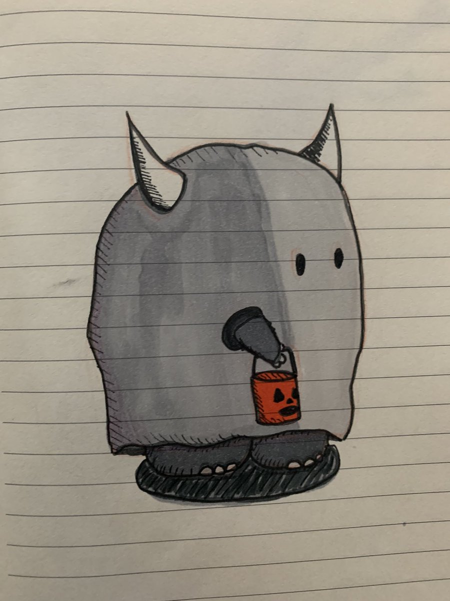 alexewarren's tweet photo. Artober Prompt: “Costume” (I really love this lil guy!)
#ScbwiArtober #scbwi #illustrators https://t.co/ndOwpumgDJ