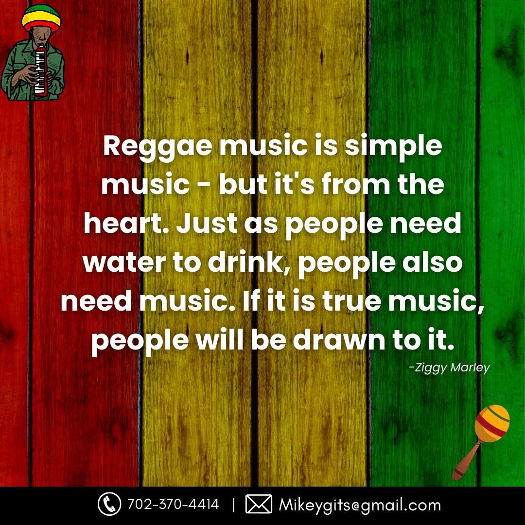 Introducing Mikey Gits, the reggae artist that will make you want to get up and dance! 

His music is simple and catchy, yet profound and soulful. 

✉mikeygits@gmail.com
📞702-370-4414