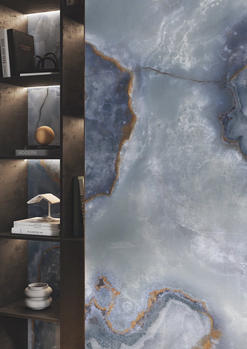 ReesTiles1's tweet photo. Onyx Blue looks luxurious &amp; high end, radiating beauty &amp; sophistication. Rich, contrasting layers, seemingly translucent tones &amp; eye-catching detail. WOW 🤩
#onyx #marbleeffect #marbleeffect #onyxmarble #luxurytiles #statementtiles #bathroomdesign #bathroom #tiles #bathroomtiles https://t.co/AGIN8q7FnC