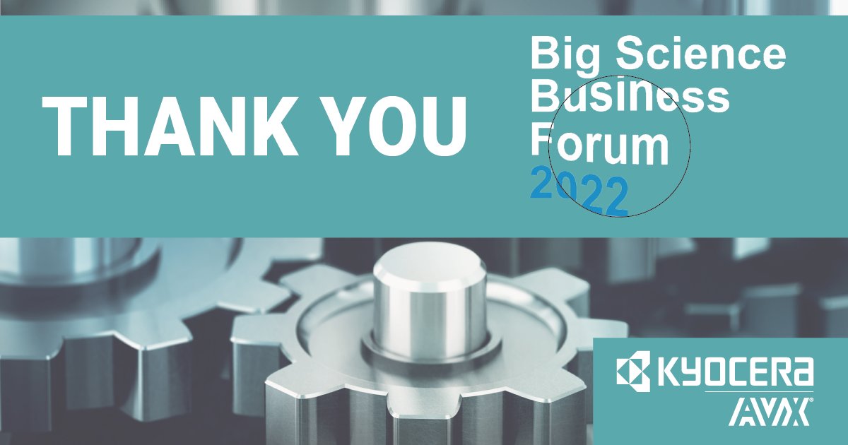 kavxcorp's tweet photo. THANK YOU, #BigScienceBusinessForum, for providing a space to discuss technology and bring together #ResearchInfrastructures and #industry! See you next year!
#KYOCERAAVX #BSBF2022 #BusinessOpportunities #Business #Research #Technology #Granada #BigScience #Networking https://t.co/5QSf6w9Vla