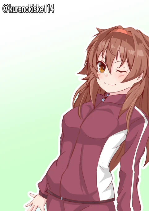 運動の秋、ジャージ白露(+15min)#艦これ版深夜の真剣お絵描き60分一本勝負#艦これ版真剣お絵描き60分一本勝負_20221010 