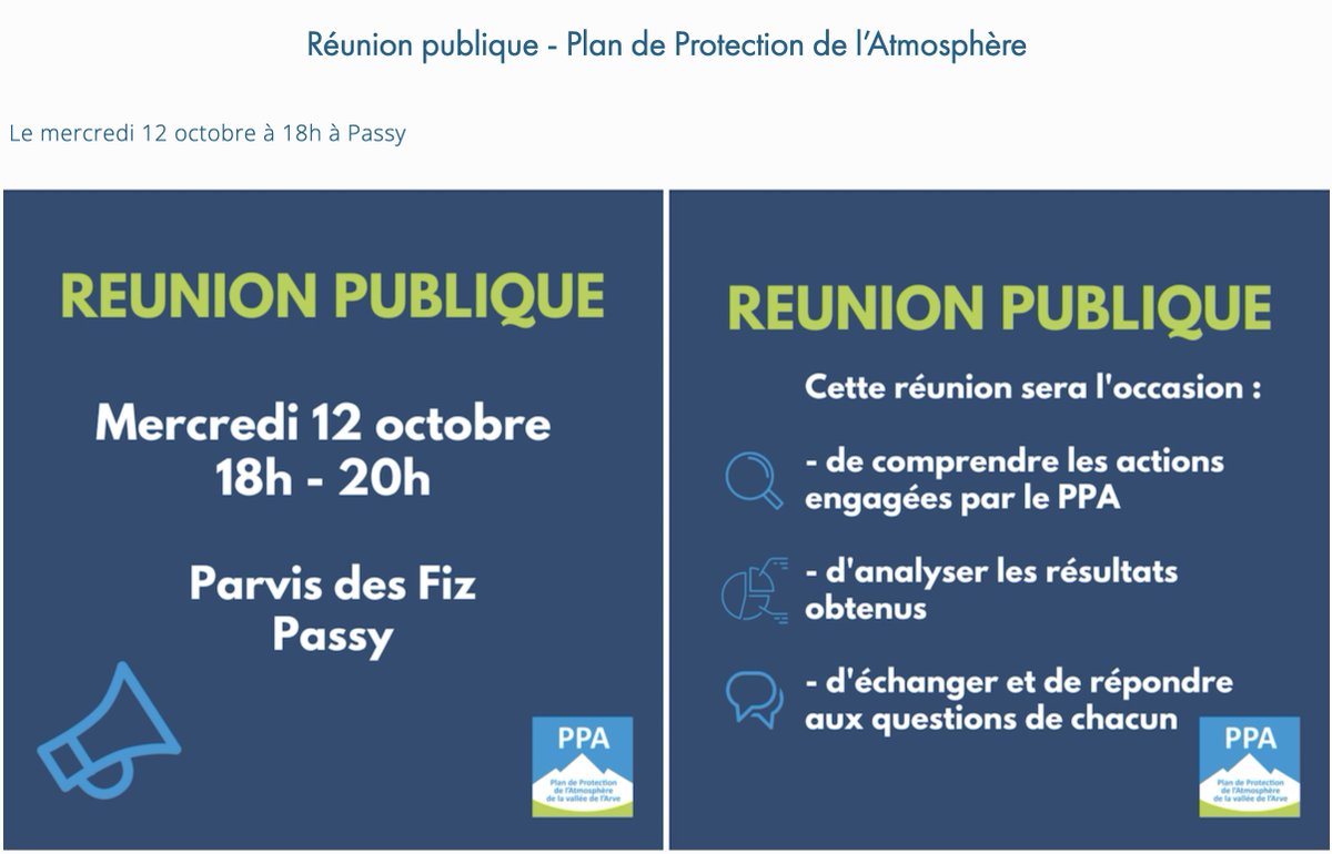 Inspire__74's tweet photo. #PPA💡Réunion publique PPA de la vallée de l'Arve
➡️ Le Préfet a enfin entendu les demandes insistantes des associations du Réseau Air 74 et programmé une réunion publique sur l'état d'avancement du Plan de Protection de l’Atmosphère de la vallée de l'Arve. https://t.co/Dz7w2xuZ0L