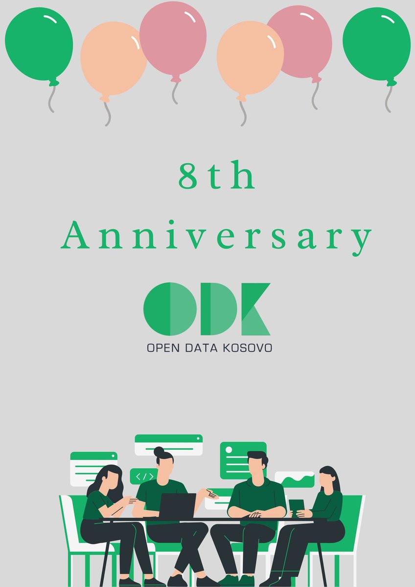 🥳Wish us Happy (belated) Birthday! Yesterday, ODK turned 8 yo. 🎉ODK has come a long way & it keeps growing thanks to the various support coming from many of our partners. 🙏 Big thanks to all the people who did and do their best through ODK. Cheers for a more open society