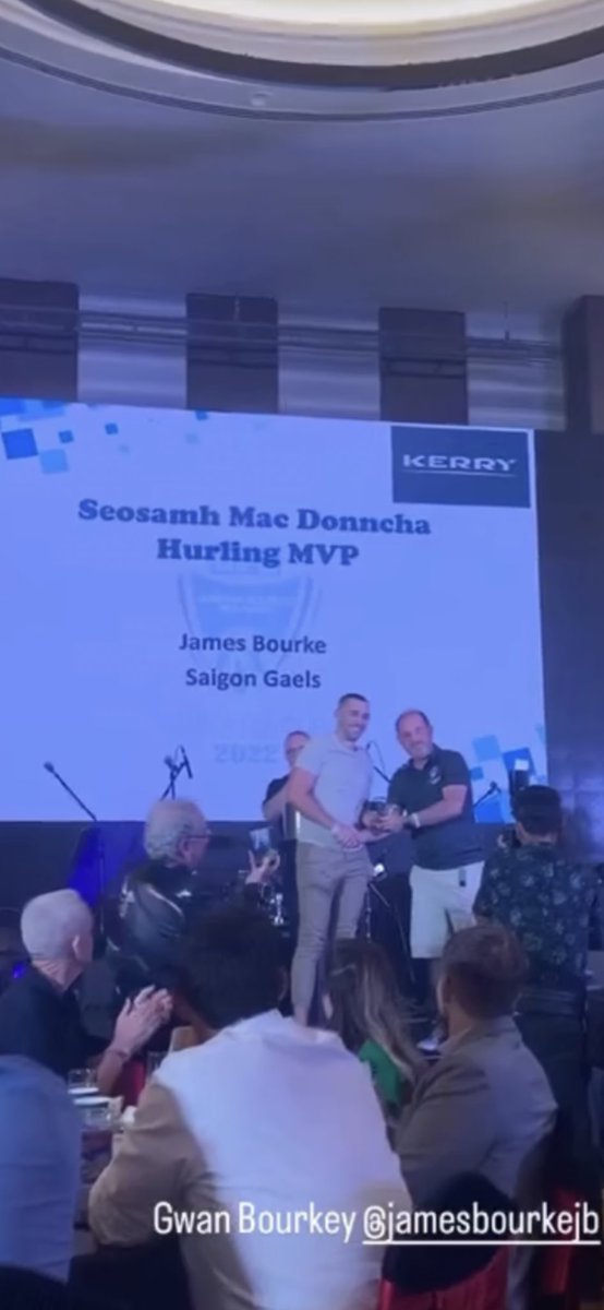 Saigon Gaels GAA (@saigongaelsgaa) on Twitter photo Behave @aboodaljumaili we all know <a href="/JamesBourke9/">James Bourke</a> was the all star of this years hurling!!😉 <a href="/AsiaGAAcoaching/">ACB Games and Coaching Development</a>
#AsianGames #Hurling #MVP Behave @aboodaljumaili we all know <a href="/JamesBourke9/">James Bourke</a> was the all star of this years hurling!!😉 <a href="/AsiaGAAcoaching/">ACB Games and Coaching Development</a>
#AsianGames #Hurling #MVP
