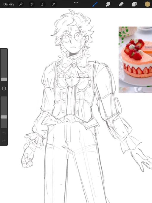 I keep drawing sherbet cute like he isn't an extremely intelligent scientist who kills off like 60% of the worlds population 