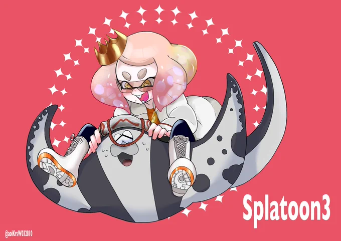 ヒメとマンタロー#スプラトゥーン3 #Splatoon3 