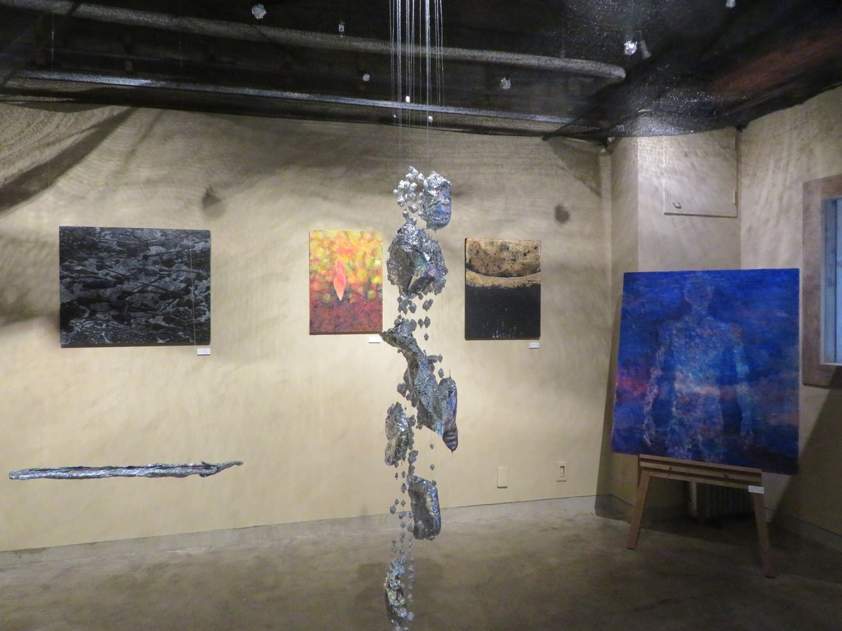 kobukitakafumi's tweet photo. イグエムアート「ぼんのう花火　金矢－個展－」。10/6(木)～10/11(火)。12:00～19:00、最終日～17:00。無休。無料。絵画、インスタレーション。https://t.co/RKfYLWB3Bv https://t.co/HMWEsricON