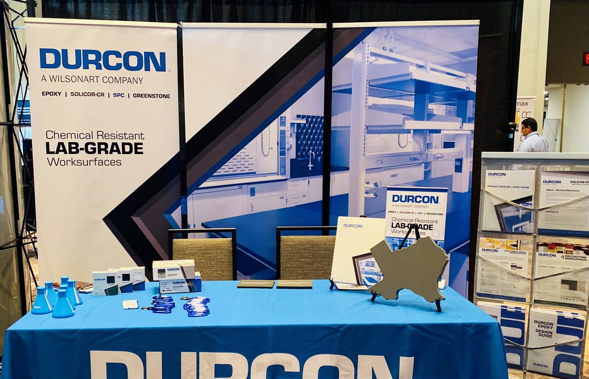 Durcon_Inc's tweet photo. Good morning from Tradeline University Facilities for the Sciences and Advanced Technologies - Fall 2022 at the San Antonio Marriott Rivercenter. Be sure to stop by #19 the Durcon booth https://t.co/5N5A72mwAd
