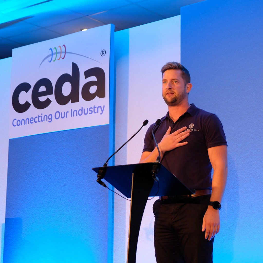 CEDAUK's tweet photo. We were proud to support and raise funds for @burnt_chef at the #cedaConference22. It was great to hear from Kris Hall during our Business Day and we encourage anyone in the industry struggling with their mental health to contact them for support.
#WorldMentalHealthDay https://t.co/wq1G1CuHbx