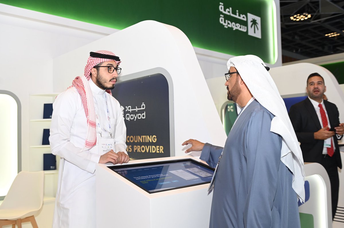 SaudiProject's tweet photo. #الصادرات_السعودية @saudiexports تشارك في معرض #جيتكس بدبي تحت هوية #صنع_في_السعودية؛ لتستعرض حلولًا تقنية واتصالية تقدمها أكثر من 33 شركة وطنية https://t.co/ofibx3itAb