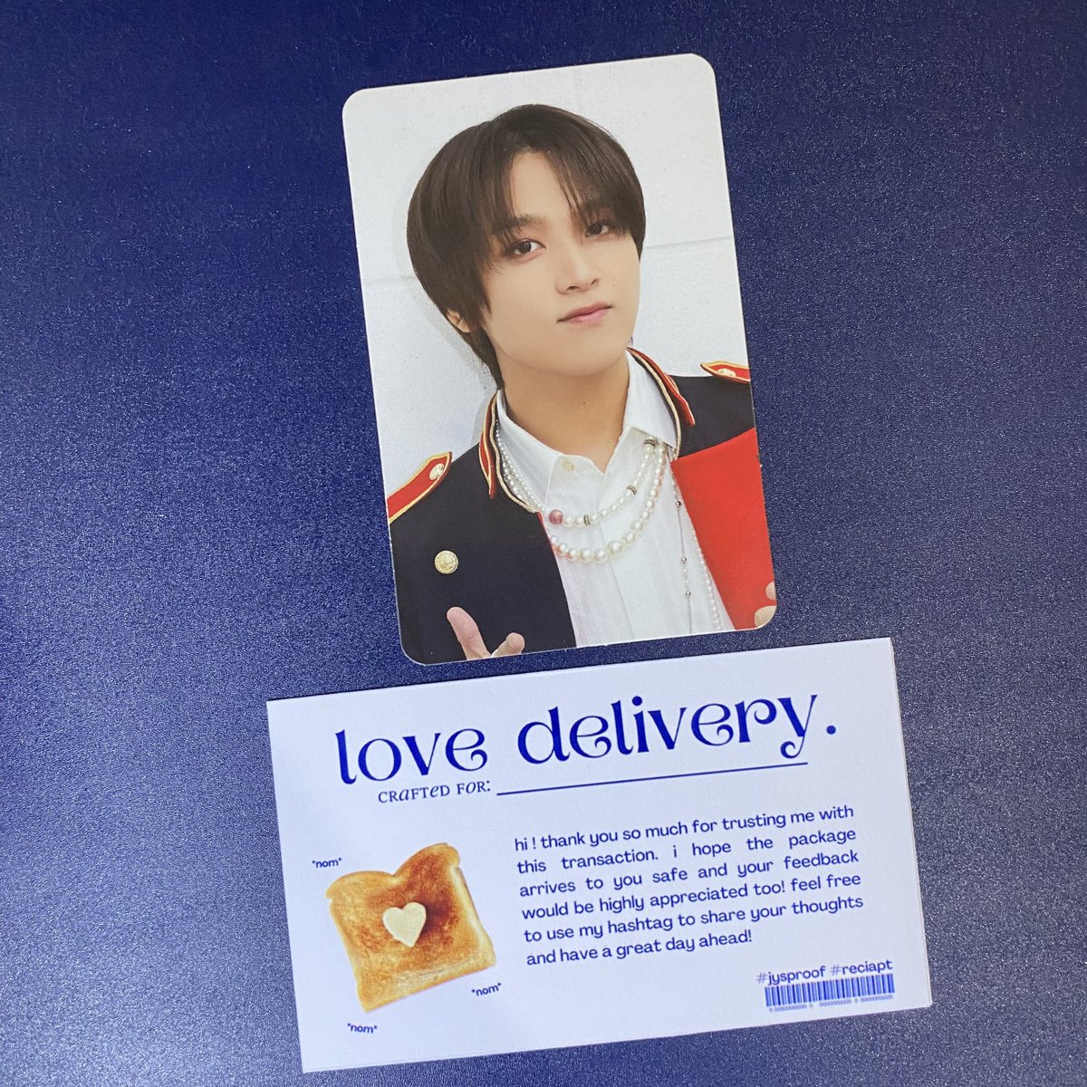 hyemichin's tweet photo. hiii @juyosales received my haechan mfal pc safely! thank you for the secured packaging! π«Άπ» #jysproof https://t.co/TgjRPMNySZ