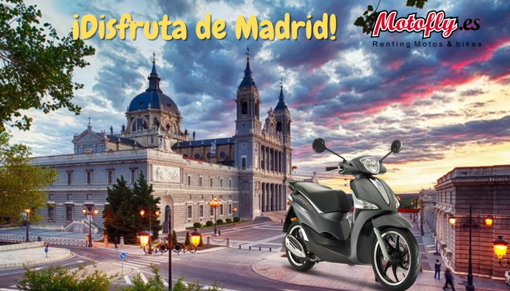 MotoFly_Rent's tweet photo. Vuela de Madrid al cielo con https://t.co/si0FcyDuTb. Te ofrecemos el alquiler de motos perfecto para disfrutar de la ciudad de la forma más cómoda y al precio más competitivo. #Madrid🌇#AlquilerMotos🏍 https://t.co/PUmuPsAaaE