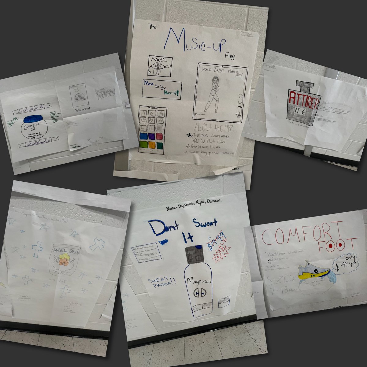 morgwat5800's tweet photo. What would you buy? EPF students created products to appeal to different demographics. #nnpscte #nnpsproud https://t.co/Ie1j40IphB