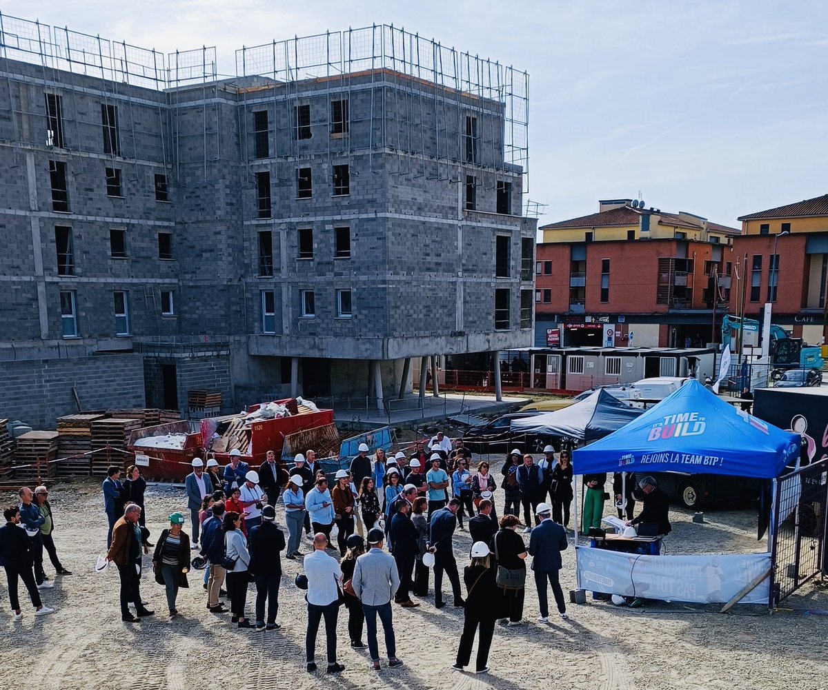 Start ! Semaine du BTP jour 1 👉 Lancement sur les deux « Chantiers d’excellence » vitrine de nos métiers et repas de chantier.<a href="/fbtp31/">FBTP31</a> Merci à nos partenaires <a href="/Colomiers31/">Ville de Colomiers</a> @europolia <a href="/FFB_Occitanie/">FFB Occitanie</a> @alteal <a href="/marignan/">Sylvie Puech</a> <a href="/ActionLogement/">Action Logement</a>