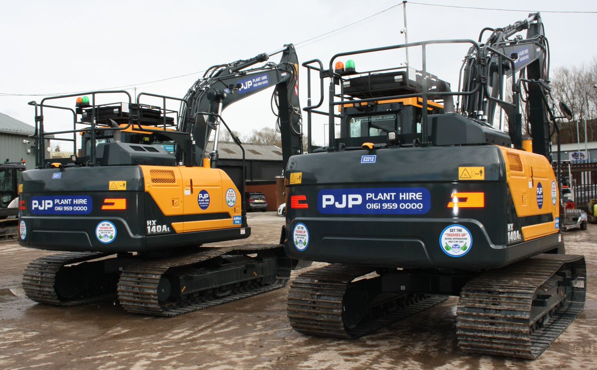 pjphire's tweet photo. Big thanks to Andrew Shaw at HES for the very rapid turnaround of our order for the all new @HyundaiCEE HX140AL excavator - reserve today.
☎️ 0161 959 0000 - 📧 hire@pjpuk.com - https://t.co/xfAOKxpvI3
#construction #utilities #building #iso90012015 #serviceexcellence https://t.co/Cf1GVYBs1F
