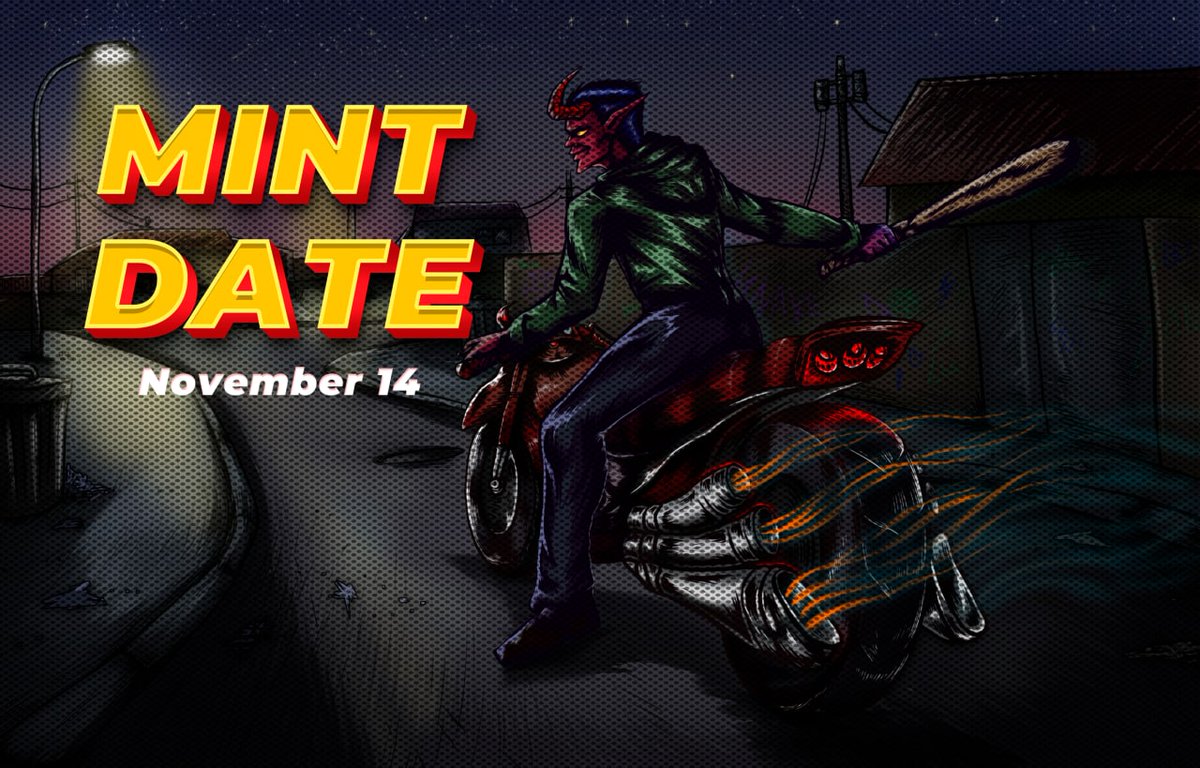 GroofStreet's tweet image. Yo, demons 😈
We're ready to announce the MINT date!

14.11.2022 

Get ready to pick up your demon first!🚀
Our team is hard at work so that our collection holders can enjoy all the beauty of Deviltroid 🔥

#SOL #NFTSOLANA #GROOFSTREET