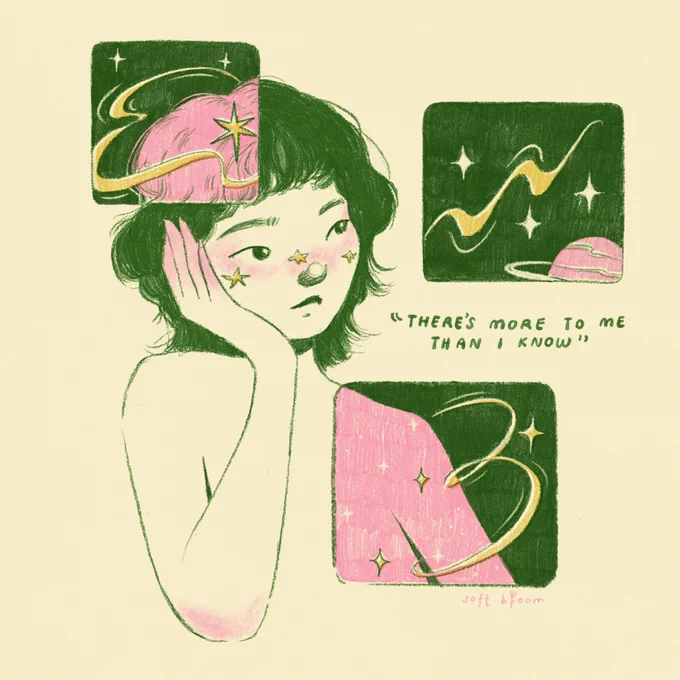 oct 10: note to self  #tobertaaii22 taking it slow and enjoying art in a new pace  this one's based on 's prompt list~ 