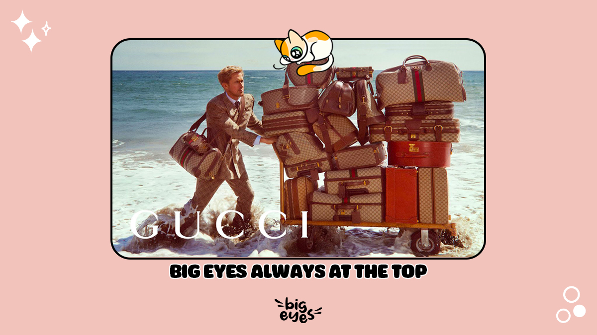 😍 Gucci x Big Eyes 😍

A cat can dream! 👀
@gucci @RyanGosling

Join the cute: buy.bigeyes.space

#crypto #cryptocurrency #AlessandroMichele #GlenLuchford #ChristopherSimmonds #BigEyesCoin #BigEyes #RyanGosling #GucciValigeria