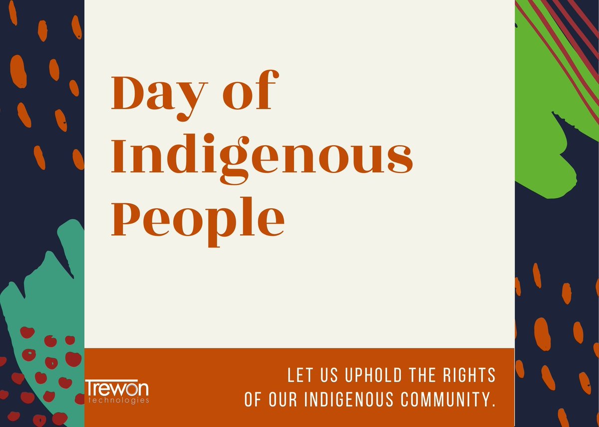TrewonTech's tweet image. Today, Trewon is proud to honor Indigenous Peoples’ Day and President Biden&apos;s proclamation: tinyurl.com/46xn25hd

#InternationalDayoftheWorldsIndigenousPeoples, #IndigenousPeoples #nativeamerican #indigenouswomen #nativeamericans #indigenousland #native #indigenouspeople