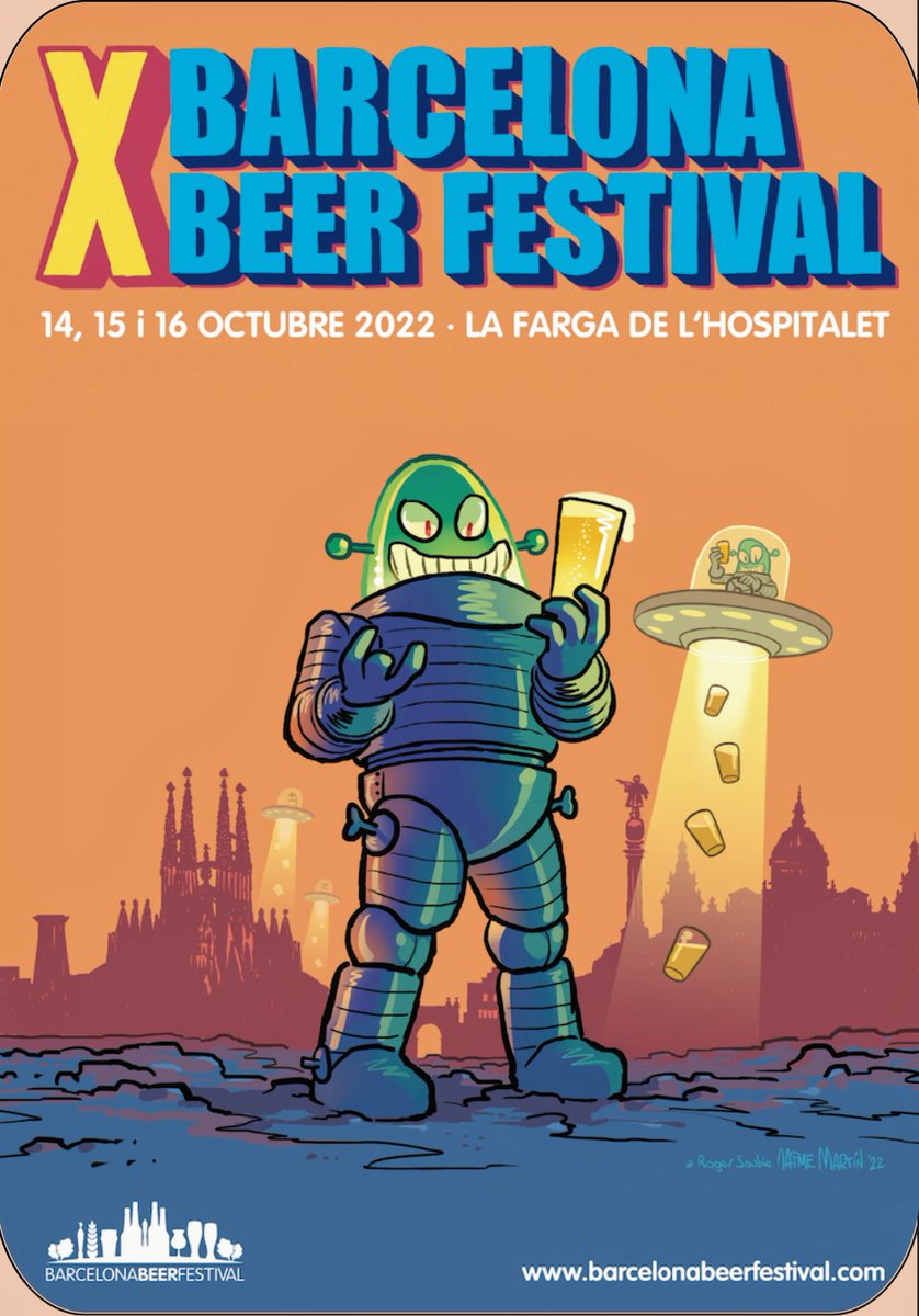 femcuinetes's tweet photo. Del 14 al 16 d'octubre #lafarga de L'Hospitalet acull la 10° edició del Barcelona Beer Festival #BBF amb més de 600 #cerveses artesanes i moltes activitats per gaudir
El certamen ve més #gastronomic que mai oferint maridatges, armonies gastronòmiques i tastos a tots els visitants https://t.co/HPmtu0HkvW