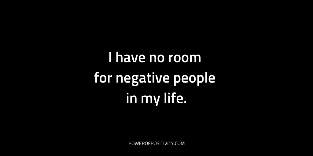 LIVEpositivity's tweet photo. I have no room for negative people in my life. https://t.co/wL3IqXRSFW
