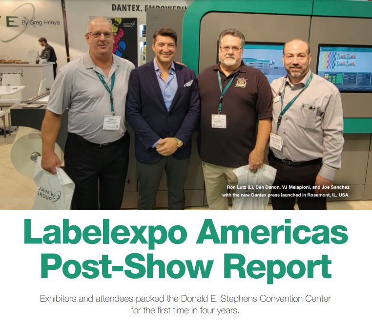 DantexGlobal's tweet photo. Fabulous top spot in the @LabelAndNarrow @Labelexpo review! Check it out here - https://t.co/eRZFfRpd6C #digitalpresses #labelindustry https://t.co/JwCCCKyxG4