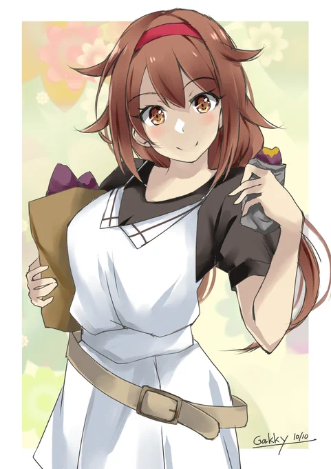 #艦これ版真剣お絵描き60分一本勝負_20221010#艦これ版深夜の真剣お絵描き60分一本勝負 おいも、いっちばーん! 