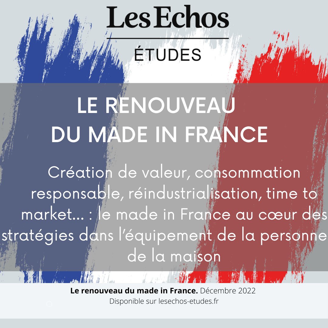 [A VENIR] La tendance  #madeinfrance s’accélère ! bit.ly/3Vj3hLy